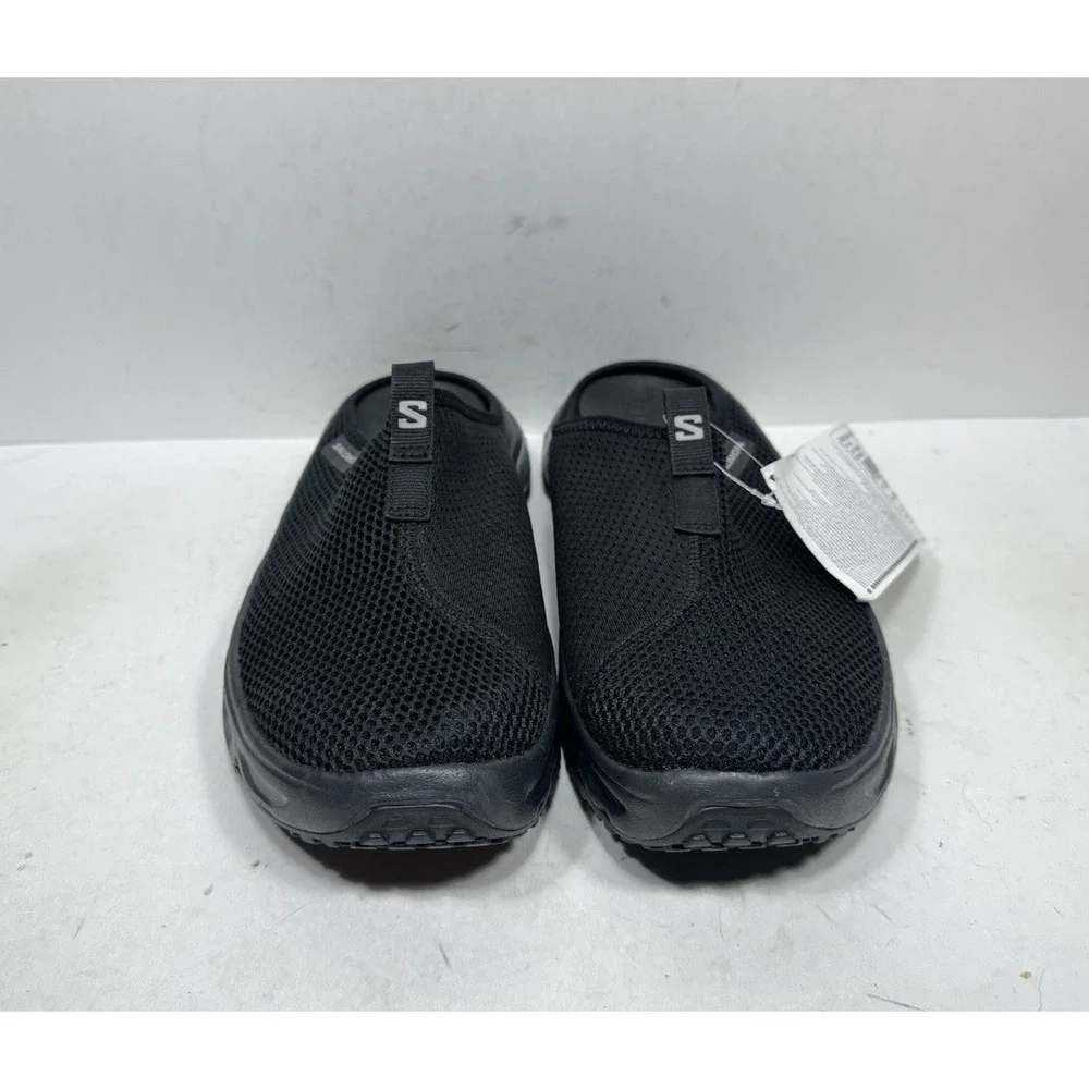 Salomon Reelax Slide 6.0 Black Alloy 471120 Slides Men's Size 10.5 Shoes